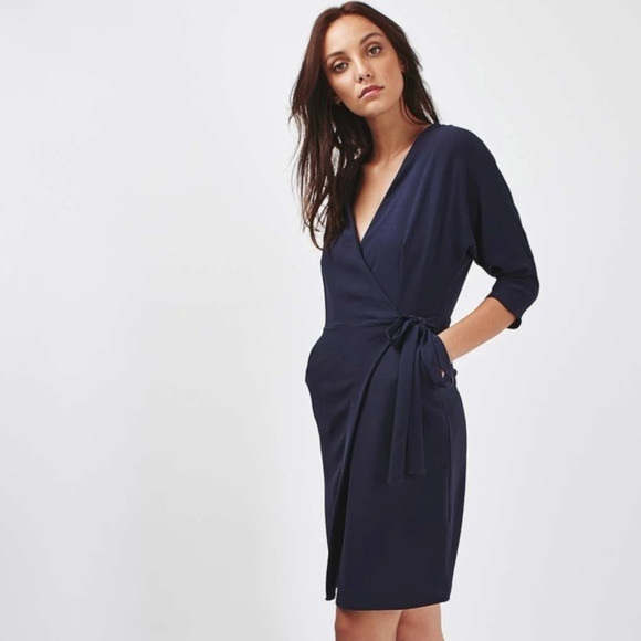 batwing wrap dress